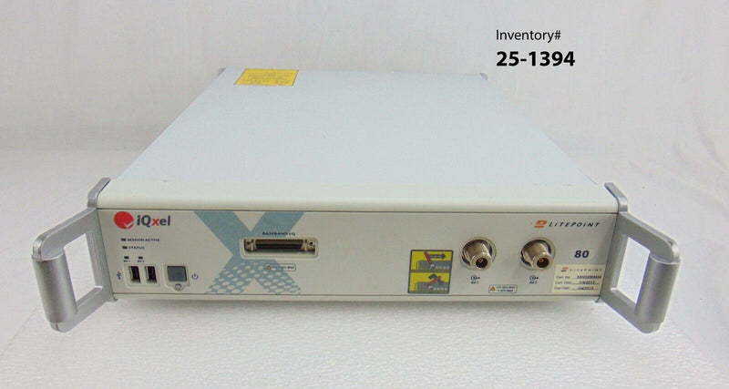 Iqxel Iqxel80 LitePoint RF Connectivity Test System*used working - Tech Equipment Spares, LLC