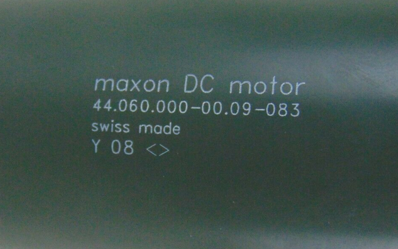 Maxon 44.060.000-00.09-083 DC Motor *used working - Tech Equipment Spares, LLC