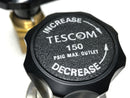 Tescom 44-3213H232-296 Brass Gauge (used working) In: 500 PSI, Out: 150 PSIG - Tech Equipment Spares, LLC