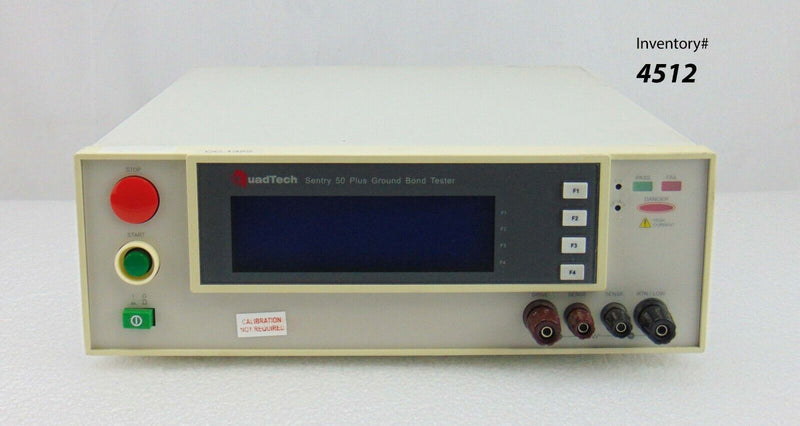 QuadTech AAPG10500347 Sentry 50 Plus Ground Bond Tester *used working - Tech Equipment Spares, LLC