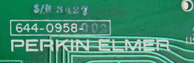 Perkin Elmer 644-0958-002 PCB Circuit Board *used working - Tech Equipment Spares, LLC