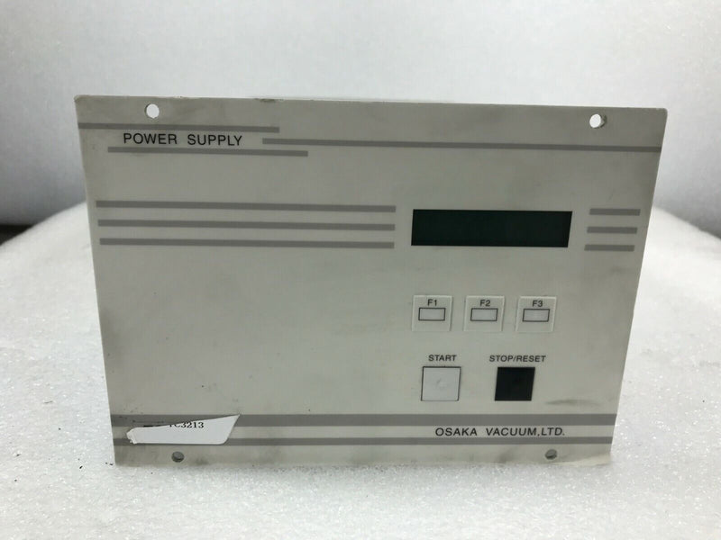 Osaka TC3213 Power Supply Turbo Pump Controller (used tested working) - Tech Equipment Spares, LLC