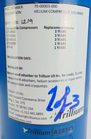 Trillium 70-00009-000 Helium Compressor Adsorber *used working - Tech Equipment Spares, LLC