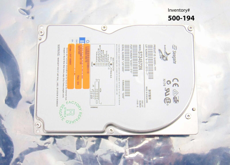 KLA Tencor 523780 0A Hard Disk 4.5GB SCSI Pentium2 Config *used working - Tech Equipment Spares, LLC