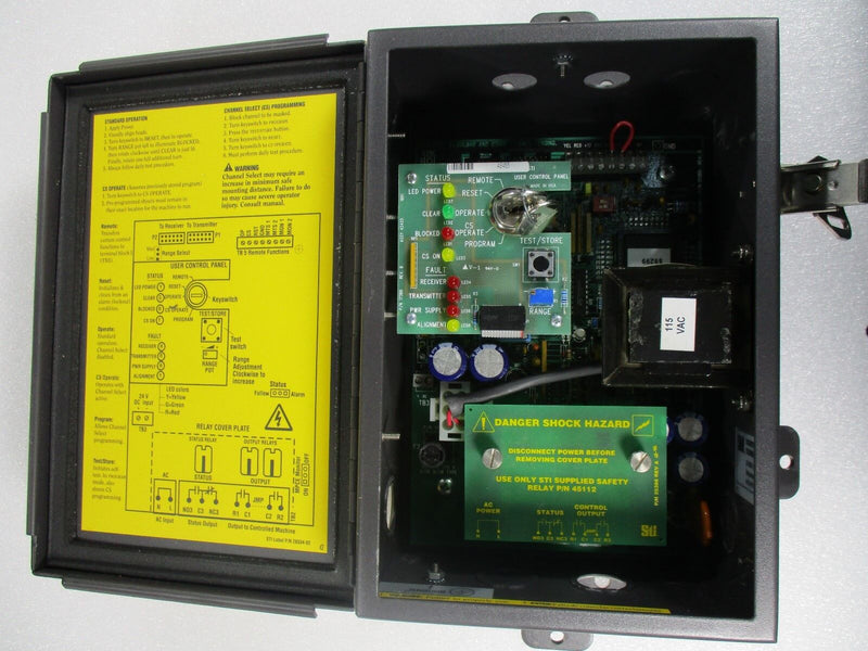 STI 43268-04 Minisafe Flex Safe 4300B MS4316B Light Curtain Controller (working) - Tech Equipment Spares, LLC