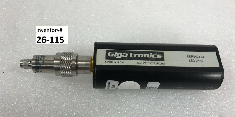Giga Tronics 80601A Power Sensor 0.001-18 GHz (Used Working, 90 Day Warranty) - Tech Equipment Spares, LLC