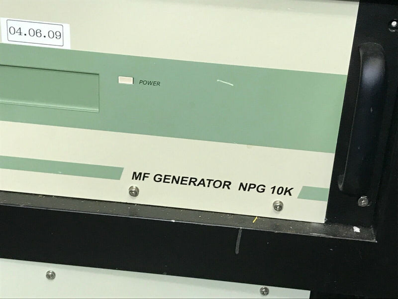 New Power Plasma NPRPC-100G-01 NPG-10KM RF Generator Rack (Used Working) - Tech Equipment Spares, LLC