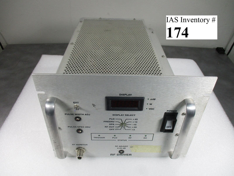 Siemens CPST RF Driver 31196/15M00107-01 1954873 (Used Working) - Tech Equipment Spares, LLC