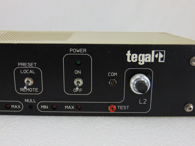 Tegal CR1330-10100 MHz Controller Cont 6550 RF Source Tegal 6550 Etcher *working - Tech Equipment Spares, LLC