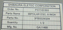 Shibaura 3FB0229G04 Bipolar ESC 8 INCH *used working - Tech Equipment Spares, LLC