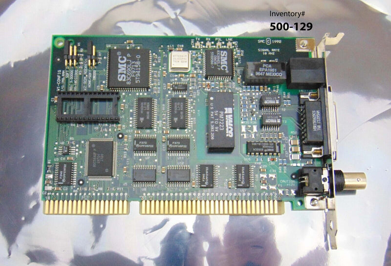 KLA Tencor 61-600406-000 Ethernet LAN Adapter SMC ISA Circuit Board *working - Tech Equipment Spares, LLC