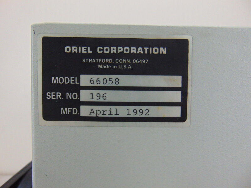 Oriel 66058 Light Source *used working - Tech Equipment Spares, LLC