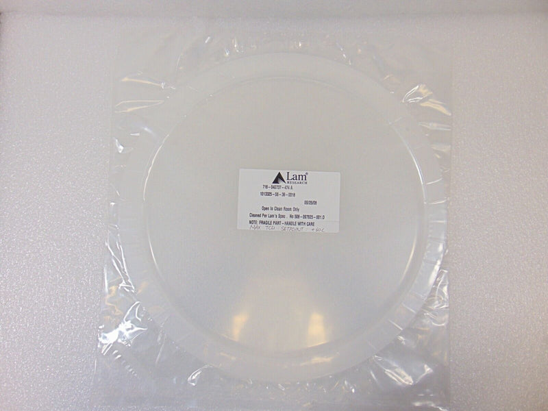 LAM Research 716-040737-474 Quartz Ring *new surplus, 90 day warranty* - Tech Equipment Spares, LLC