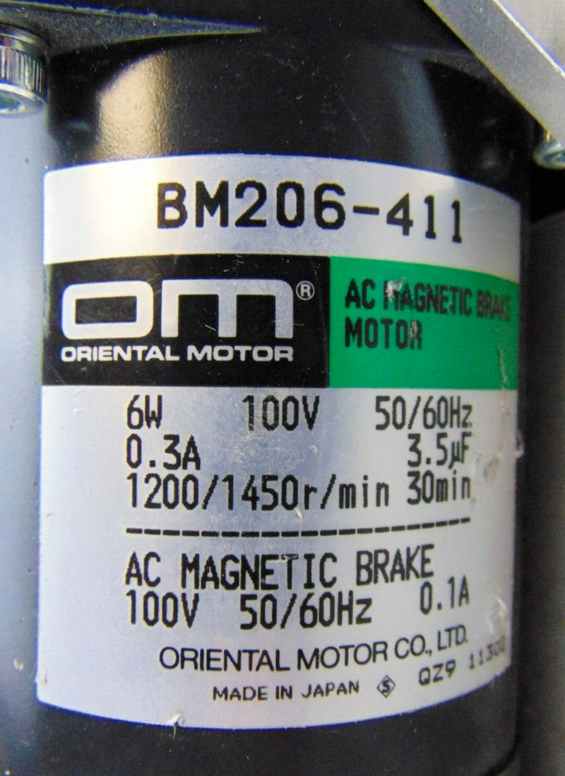 Oriental Motor bm206-411 Motor, lot of 5 *used working - Tech Equipment Spares, LLC