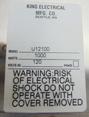 King Electrical U12100 Pump House Heater *new surplus - Tech Equipment Spares, LLC