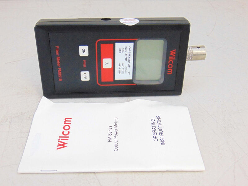 Wilcom FM8510 Fiber Meter *used working - Tech Equipment Spares, LLC