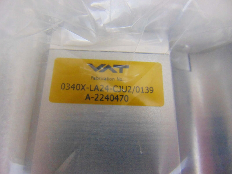VAT 0340X-LA24-CJU2 Monovat Rectangular Valve *new surplus - Tech Equipment Spares, LLC