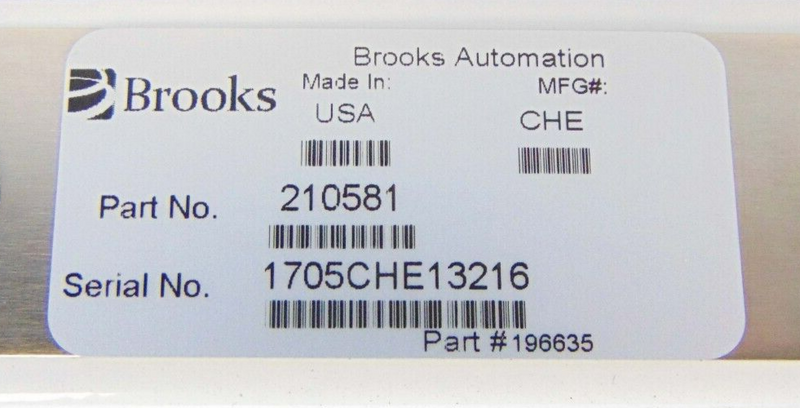 Brooks 210581 FRU Safety Hub EFEM W-E JCP 271542 JCP FRU *new, sold as-is* - Tech Equipment Spares, LLC