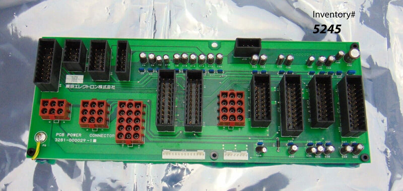 TEL Tokyo Electron 3281-000029-1 PCB Power Connector Circuit Board *used working - Tech Equipment Spares, LLC
