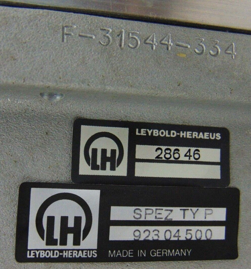 Leybold F-31544-334 Gate Valve *Used working - Tech Equipment Spares, LLC