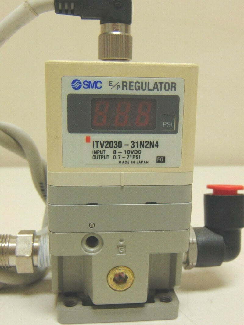 SMC ITV2030-31N2N4 EP Regulator *used working, 90-day warranty - Tech Equipment Spares, LLC
