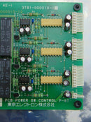 TEL Tokyo Electron 3T81-000010-12 PCB Power SW Control Circuit Board *used worki - Tech Equipment Spares, LLC