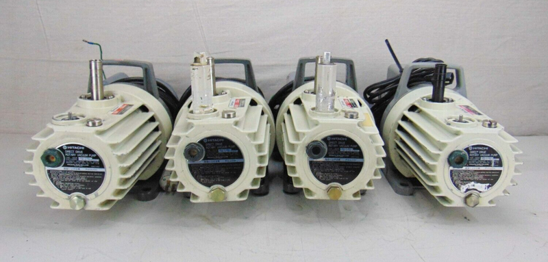 Hitachi CuteVac 160VP Direct Drive Rotary Vacuum Pump, lot of 4 *untested - Tech Equipment Spares, LLC