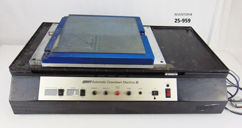 Gardco Automatic Drawdown Machine II *untested | Tech Equipment Spares, LLC