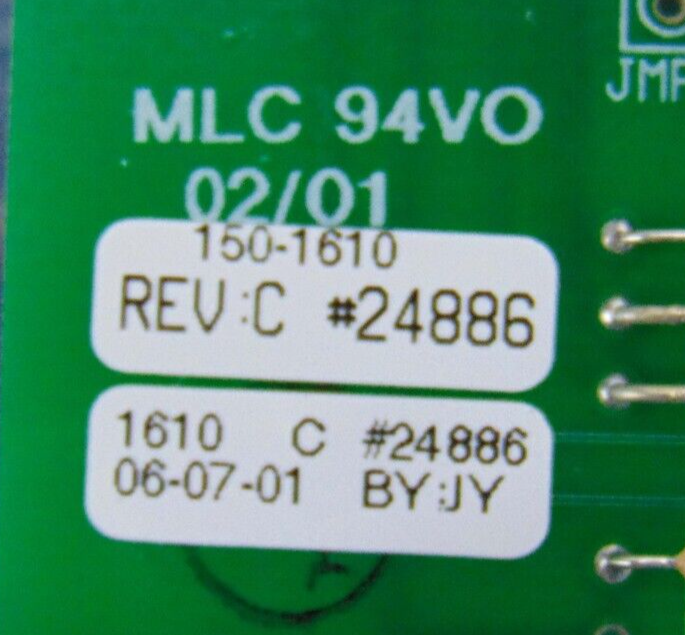 FEI Micrion 159-1610 C MLC 94VO Circuit Board *new surplus - Tech Equipment Spares, LLC