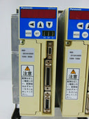 Panasonic Minas MSD MSD011A1XX05 AC Servo Driver (Qty. 2) TEL Tokyo Electron - Tech Equipment Spares, LLC