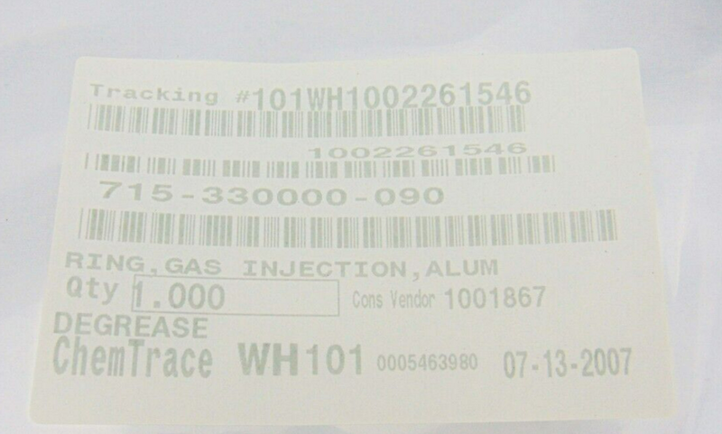 LAM Research 715-330000-090 Ring Gas Injection Alum *new - Tech Equipment Spares, LLC