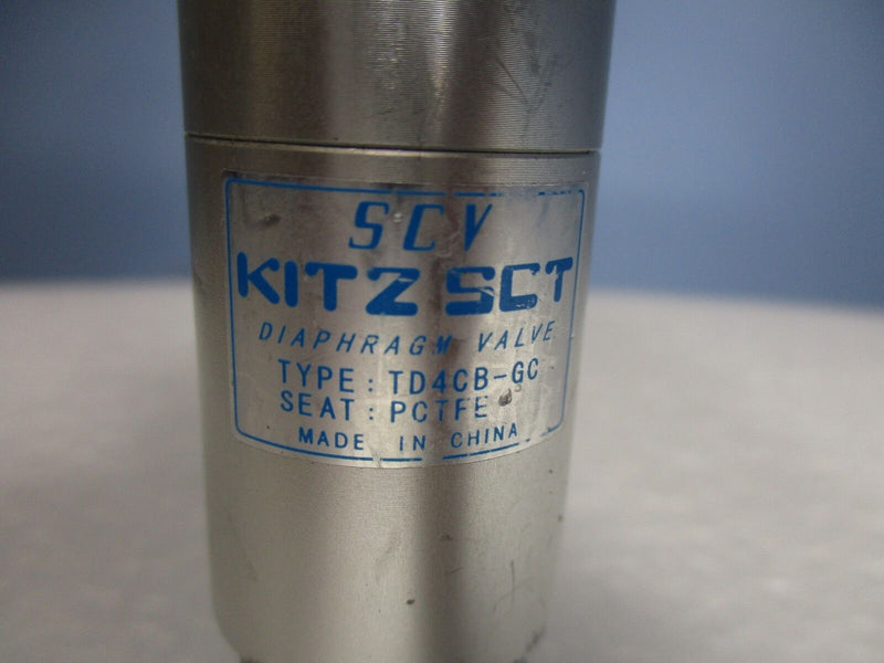 SCV KITZ SCT TD4CB-GC Diaphragm Valve (Used Working, 90 Day Warranty) - Tech Equipment Spares, LLC