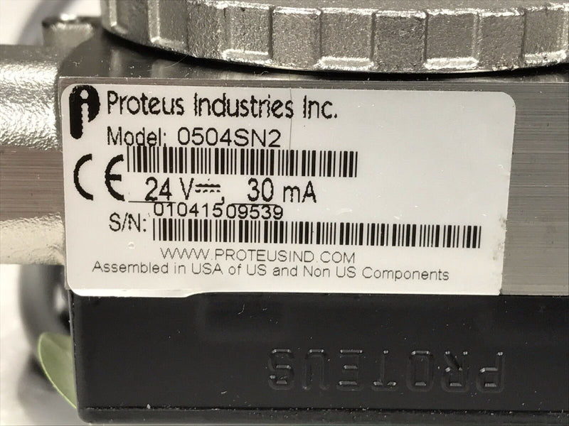 PI Proteus Industries 0504SN2 Flow Meter (used working) - Tech Equipment Spares, LLC