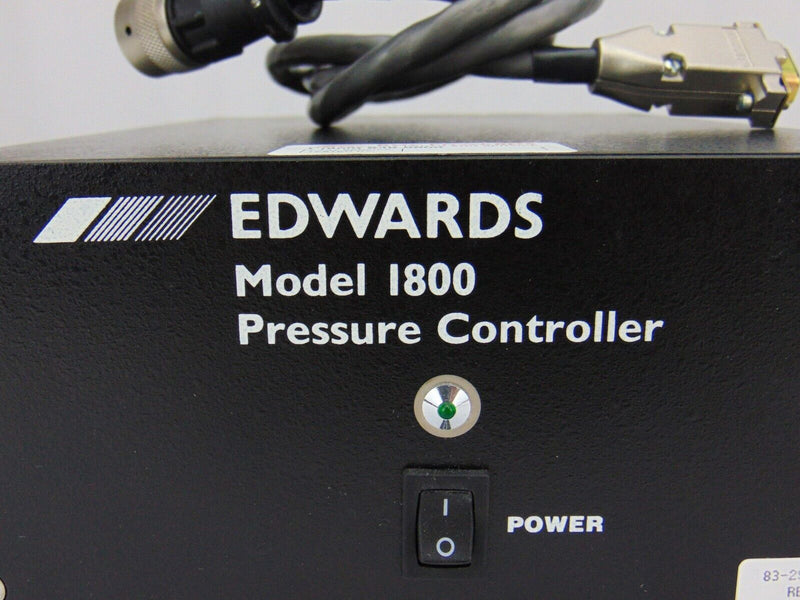 Edwards 1850 Throttle Valve 1800 Pressure Controller 83-296-003 *used working - Tech Equipment Spares, LLC