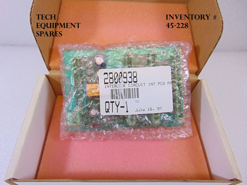 LAM Research 2800938 Interlock Circuit INT PCB ASSY R3-R5-R2 *new surplus* - Tech Equipment Spares, LLC