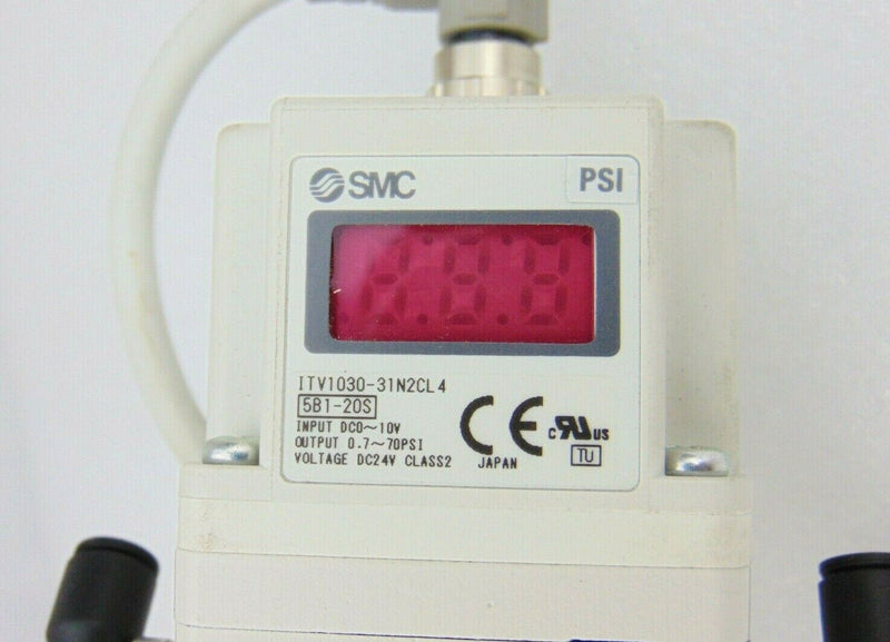SMC ITV1030-31N2CL4 Pneumatic Regulator *used working - Tech Equipment Spares, LLC