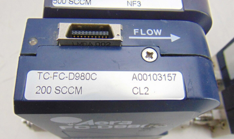 Aera FC-980C FC-D980C Mass Flow Controller, lot of 4 *used working - Tech Equipment Spares, LLC