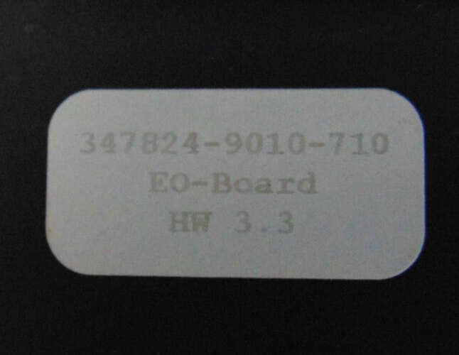 Zeiss 347824-9010-710 AT E/O-Platine mit Programm LEO 1500 *used working - Tech Equipment Spares, LLC