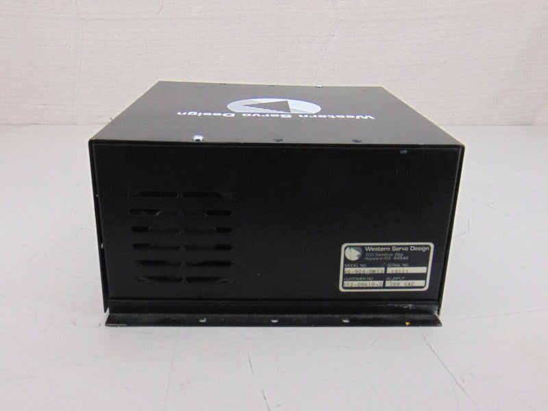 Western Servo Design WS-904-0012 Robot Controller *untested, sold as-is - Tech Equipment Spares, LLC