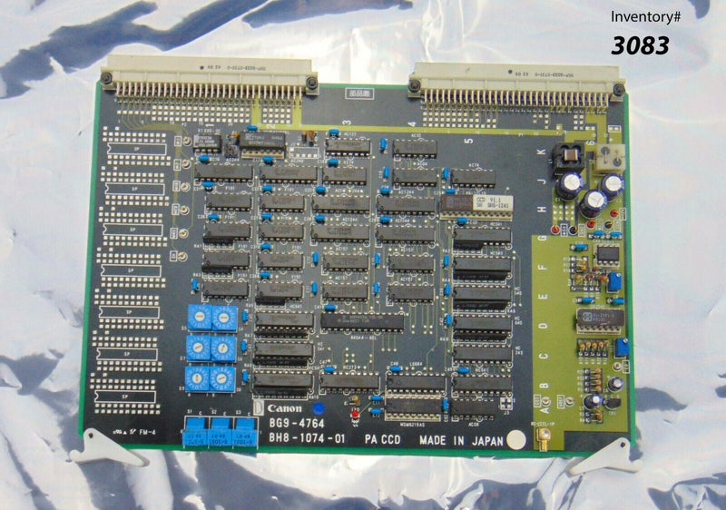 Canon PA CCD PCB BH8-1074-01 BG9-4746 BG8-3115 Circuit Board *used working - Tech Equipment Spares, LLC