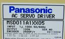 Panasonic Minas MSD MSD011A1XX05 AC Servo Driver (Qty. 2) TEL Tokyo Electron - Tech Equipment Spares, LLC