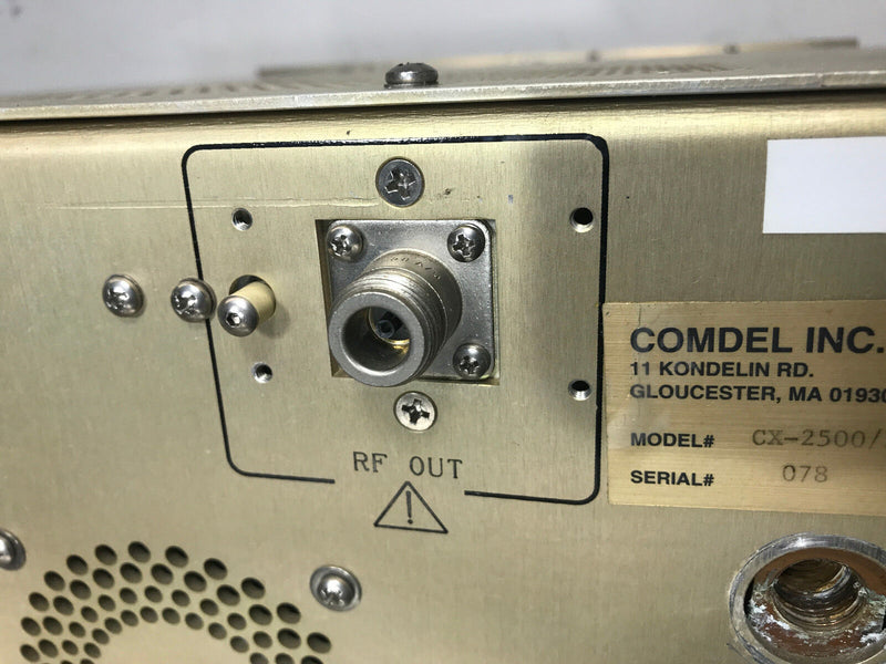 Comdel CX-2500 RF Generator FP3303RD, 208V, 3.39 MHz-25000W (as is for parts) - Tech Equipment Spares, LLC
