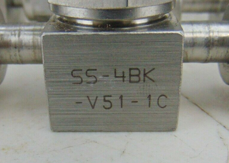 Nupro SS-4BK-V51-1C Stainless Steel Valve, lot of 5 *used working - Tech Equipment Spares, LLC