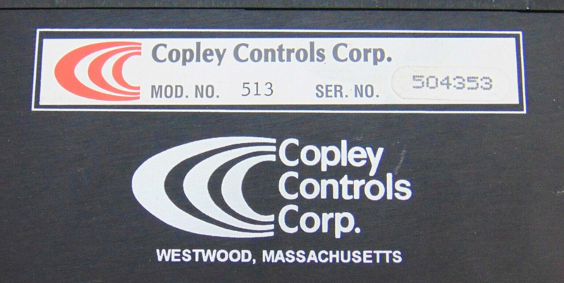 Copley Controls 513 Servo Amplifier KLA 6020 Acrotec *used working - Tech Equipment Spares, LLC