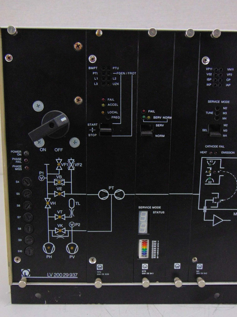 Leybold UL 500 Control Panel *used working - Tech Equipment Spares, LLC
