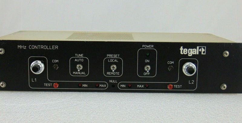 Tegal CR1330-10100 MHz Controller Cont 6550 RF Source Tegal 6550 Etcher *working - Tech Equipment Spares, LLC