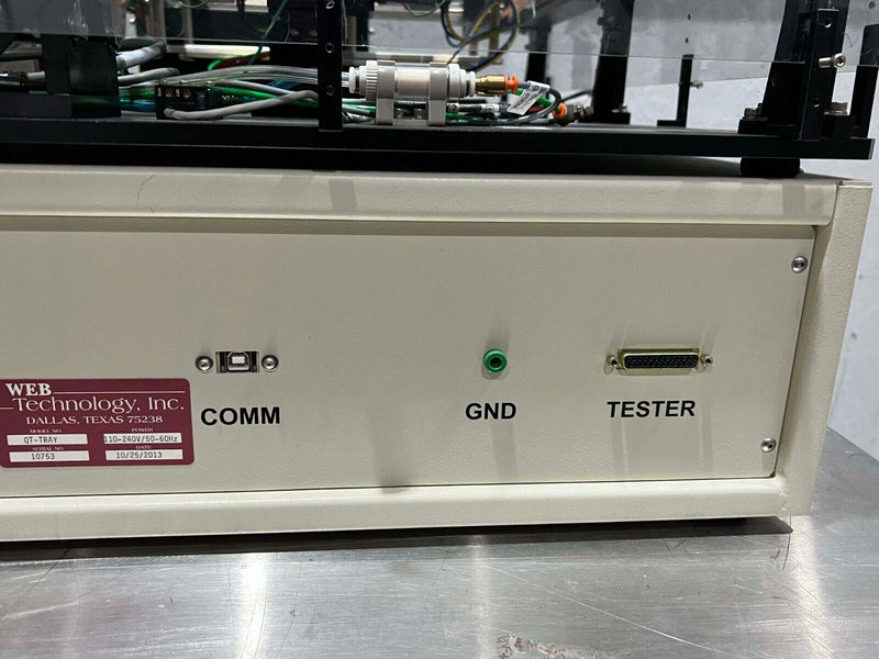 Web Technology QT Tray Test Handler *used working - Tech Equipment Spares, LLC