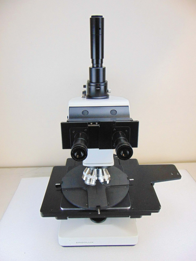 Leitz Wetzlar Ergolux 020-448.025 Microscope *used working - Tech Equipment Spares, LLC