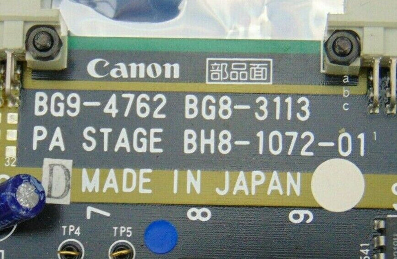 Canon PA Stage PCB BH8-1072-01 BG9-4762 BG8-3113 Circuit Board *used working - Tech Equipment Spares, LLC