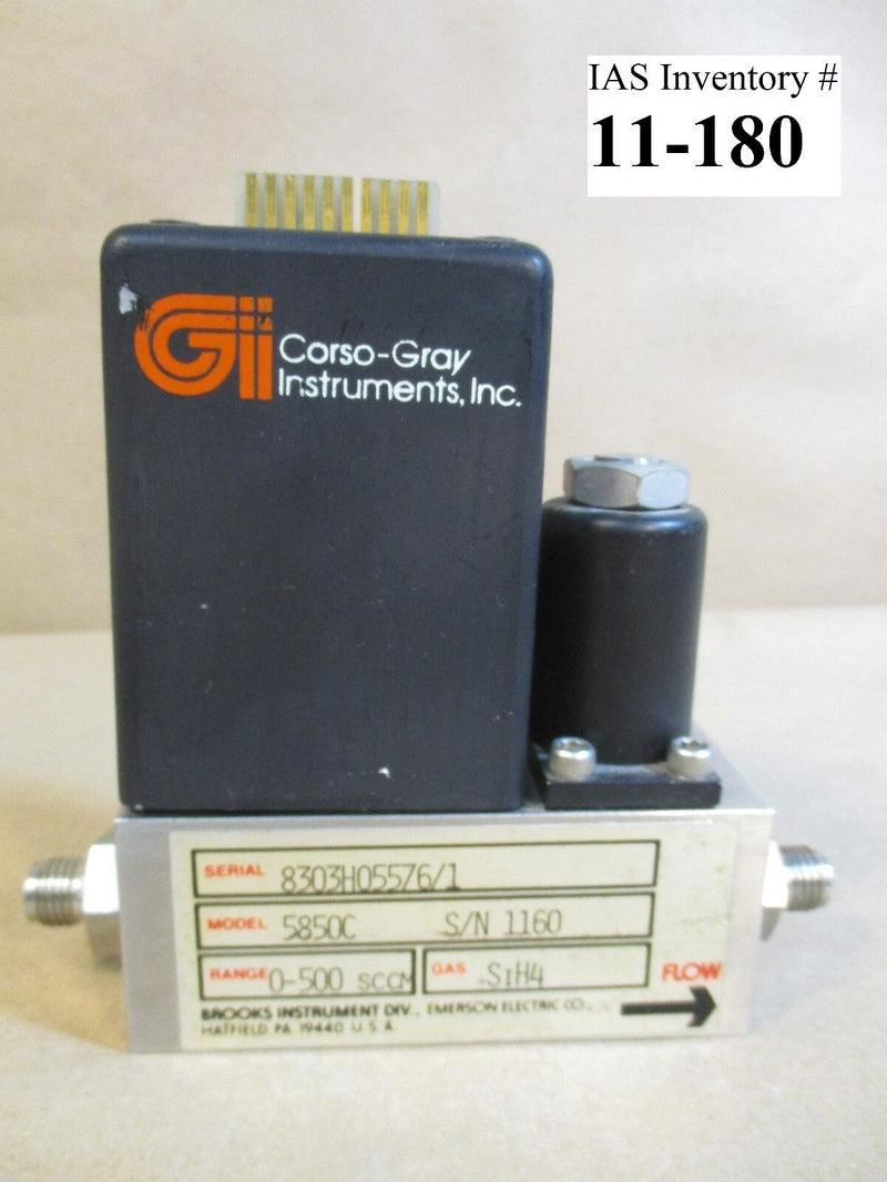 Carso Gray 5850C Mass Flow Controller 500 SCCM SiH4 (Used, 90 Day Warranty) - Tech Equipment Spares, LLC